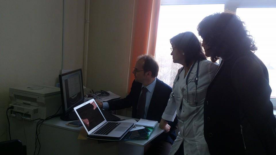 Харм Тидденс в московском центре муковисцидоза