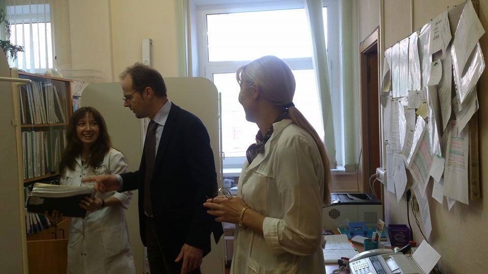 Харм Тидденс в московском центре муковисцидоза